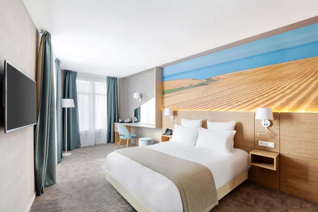 Vue d'une chambre de l'hôtel