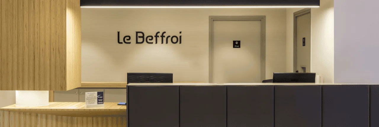 Réception de l'Hôtel Le Beffroi