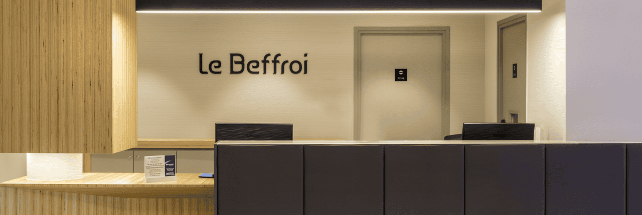 Réception de l'Hôtel Le Beffroi